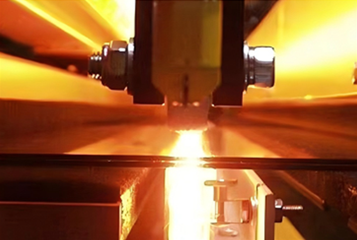 Glass decal firing heater