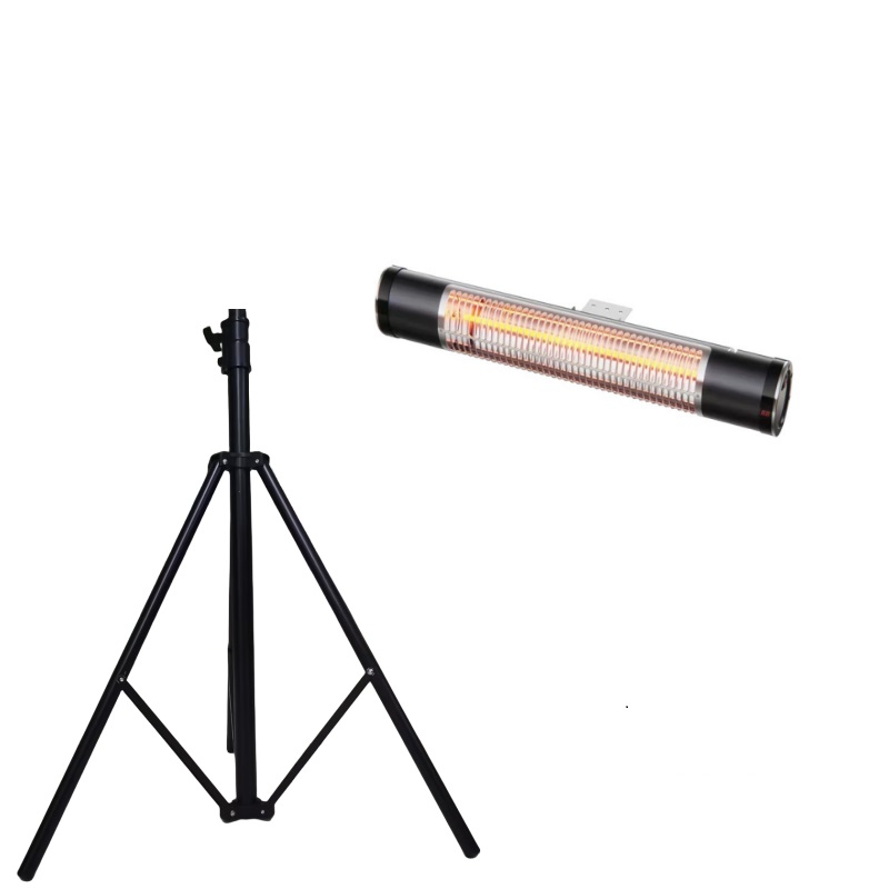 Infrared wall heater for bathroom