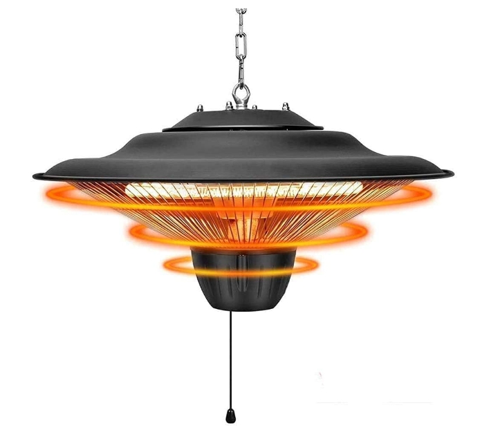 Workshop ceiling infrared heater