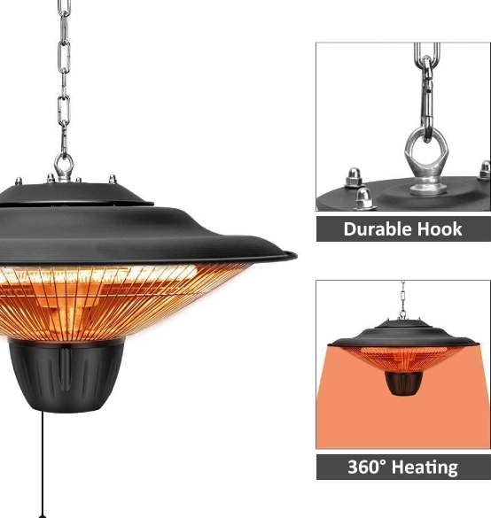 IP55 infrared patio heater